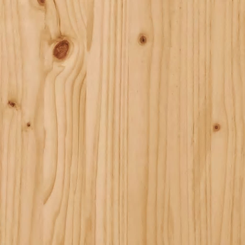 vidaXL Couchtische 2 Stk. Grau Holzwerkstoff und Massivholz Kiefer