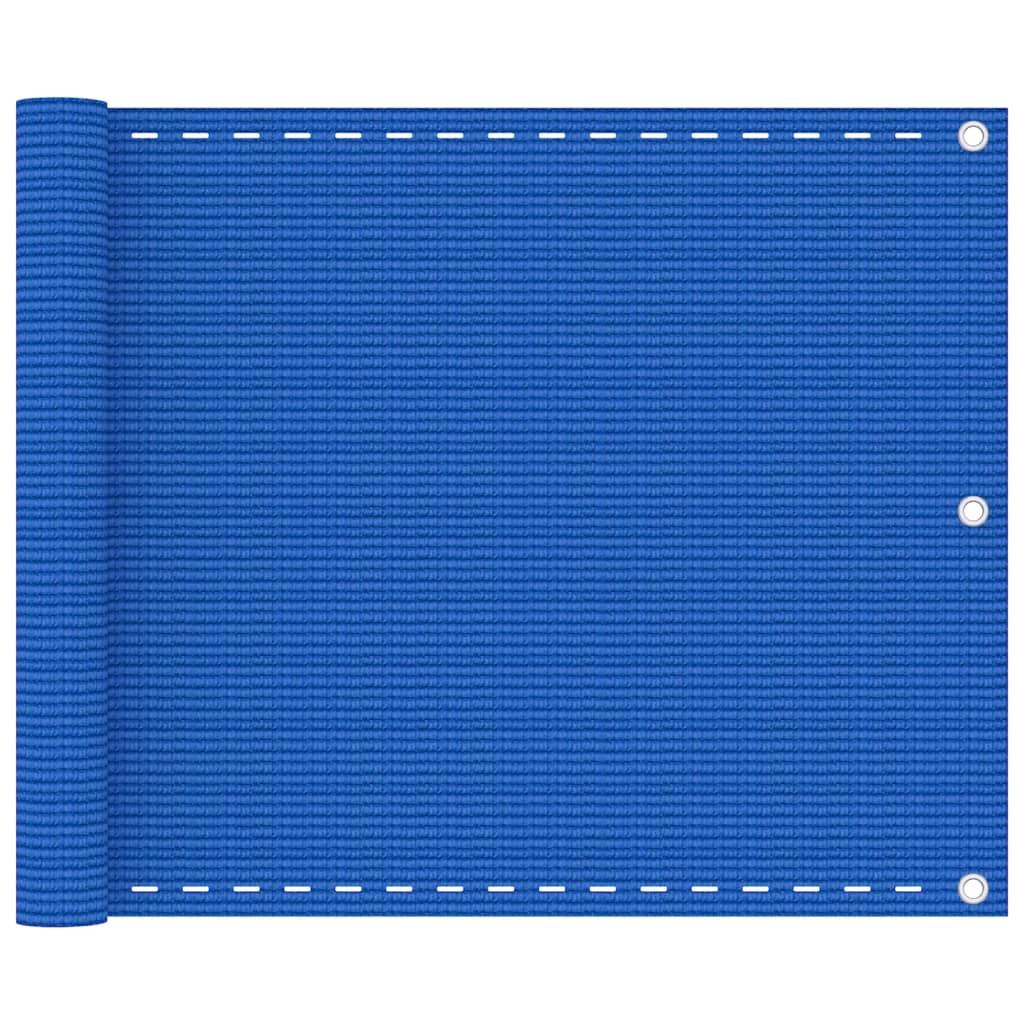 vidaXL Balkon-Sichtschutz Blau 75x300 cm HDPE