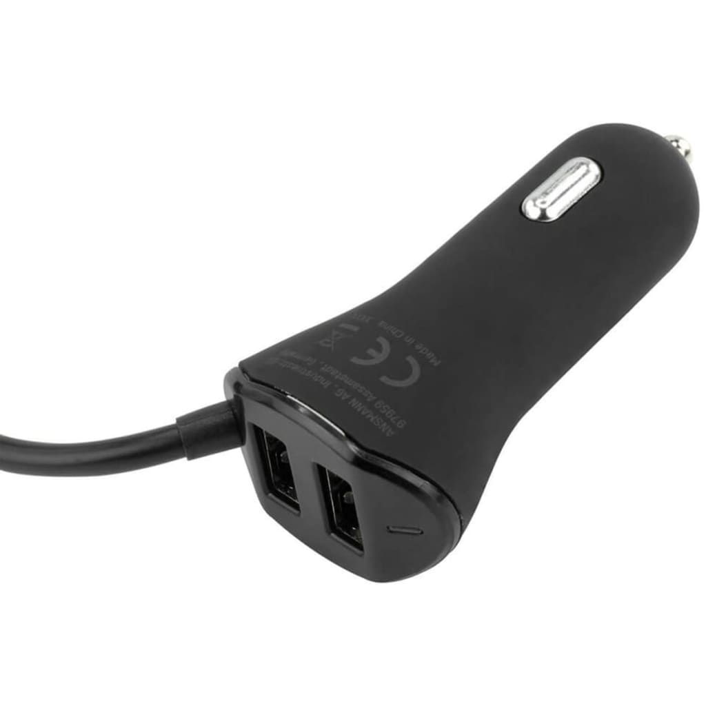 Ansmann Kfz-USB-Ladegerät mit 4 Anschlüssen 496 9,6A 1000-0017