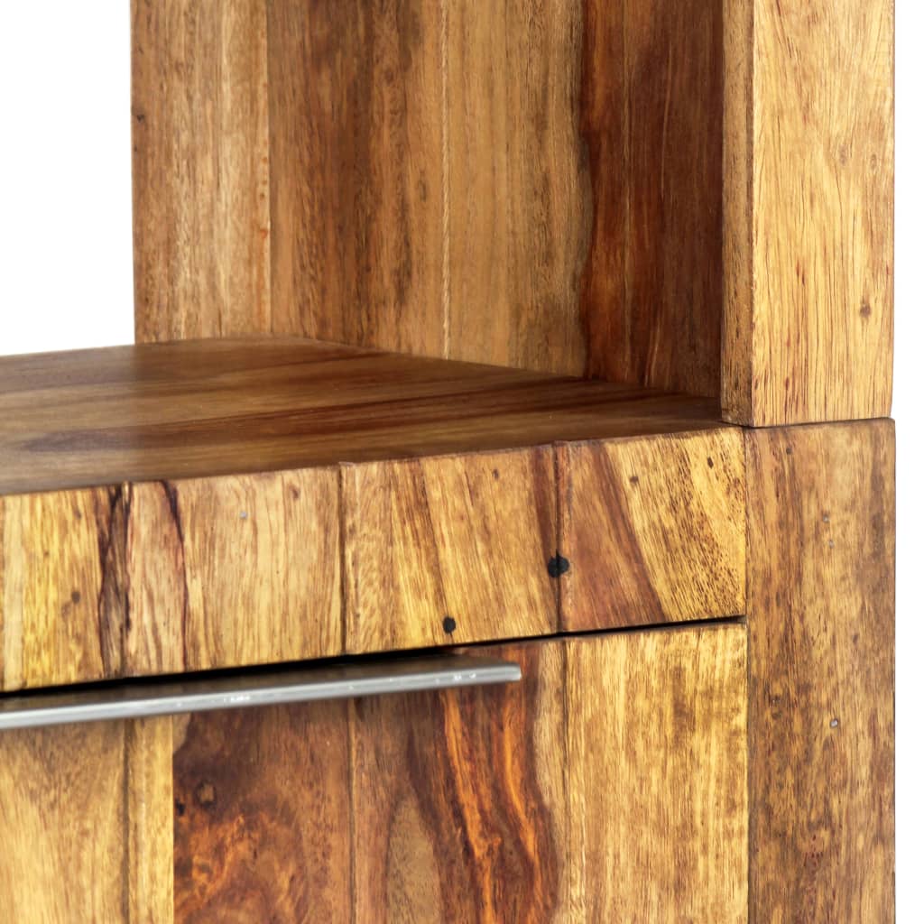 vidaXL Highboard 45×28×180 cm Massivholz