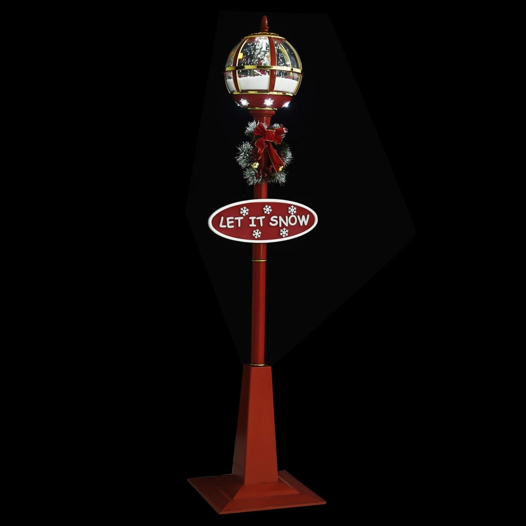 vidaXL Weihnachts-Straßenlampe mit Weihnachtsmann 175 cm LED