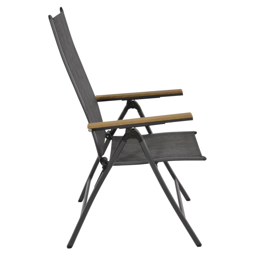 Lesli Living Verstellbarer Stuhl Arezzo 57x69x103 cm Aluminium