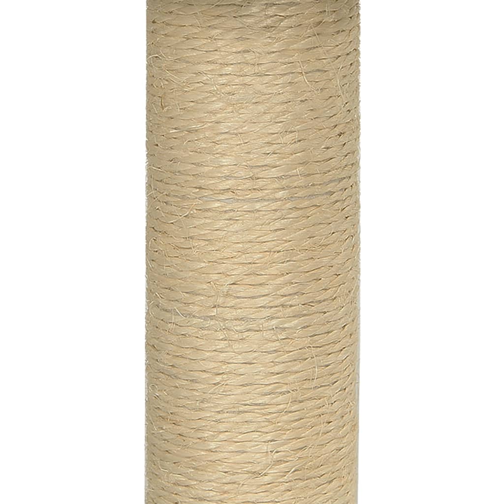 vidaXL Kratzbaum mit Sisal-Kratzsäule Creme 74 cm