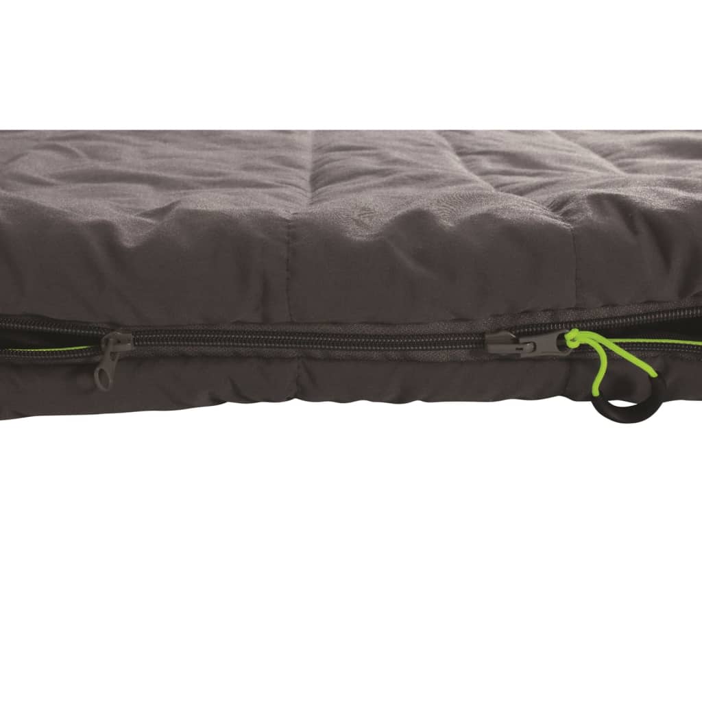 Outwell Schlafsack Camper Reißverschluss Links Grau