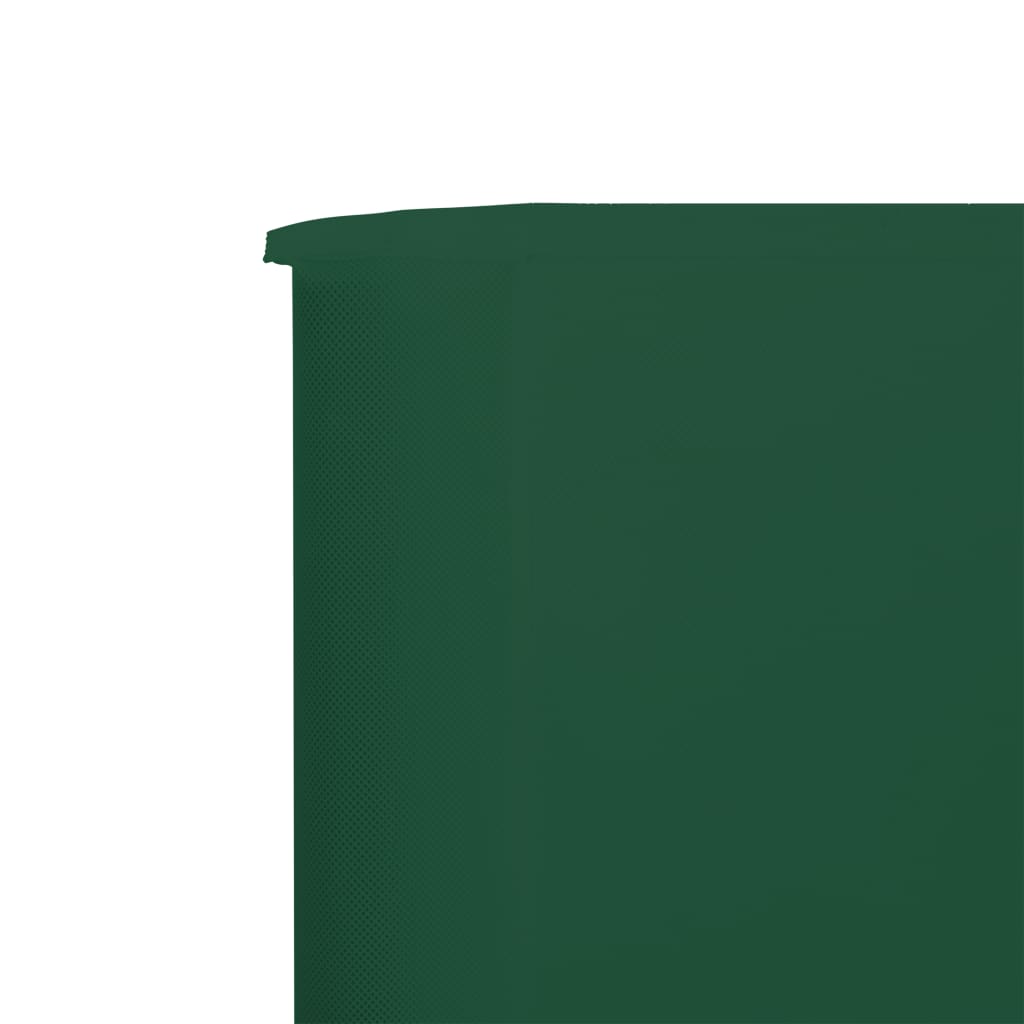 vidaXL 9-teiliges Windschutzgewebe 1200 x 120 cm Grün