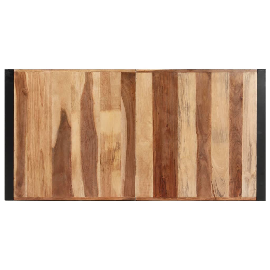 vidaXL Esstisch 140x70x75 cm Massivholz mit Palisander-Finish