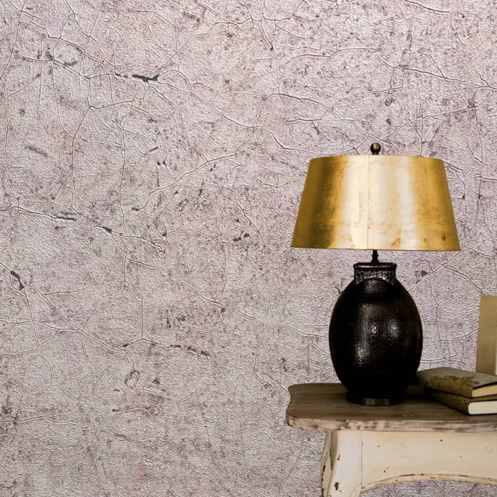 Noordwand Tapete Vintage Deluxe Stucco Crackle Braun