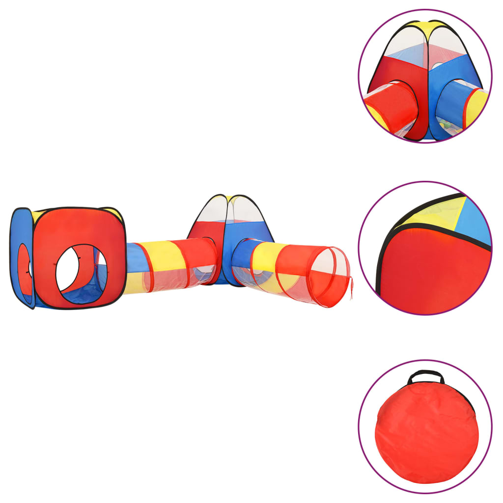 vidaXL Kinder-Spielzelt Mehrfarbig 190x264x90 cm