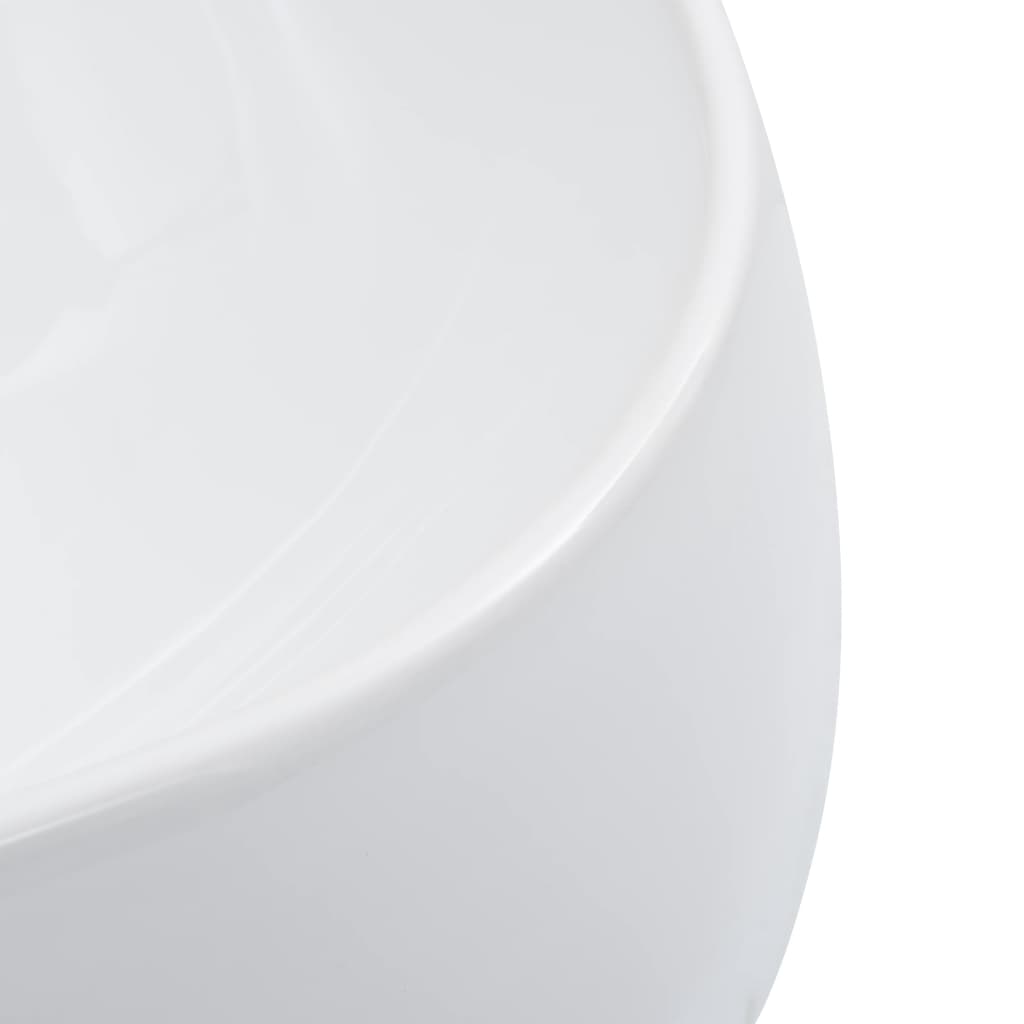 vidaXL Waschbecken 44,5 x 39,5 x 14,5 cm Keramik Weiß