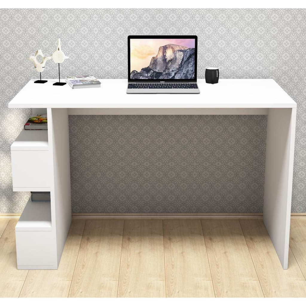Homemania Computer-Schreibtisch Limber 120x60x75 cm Weiß