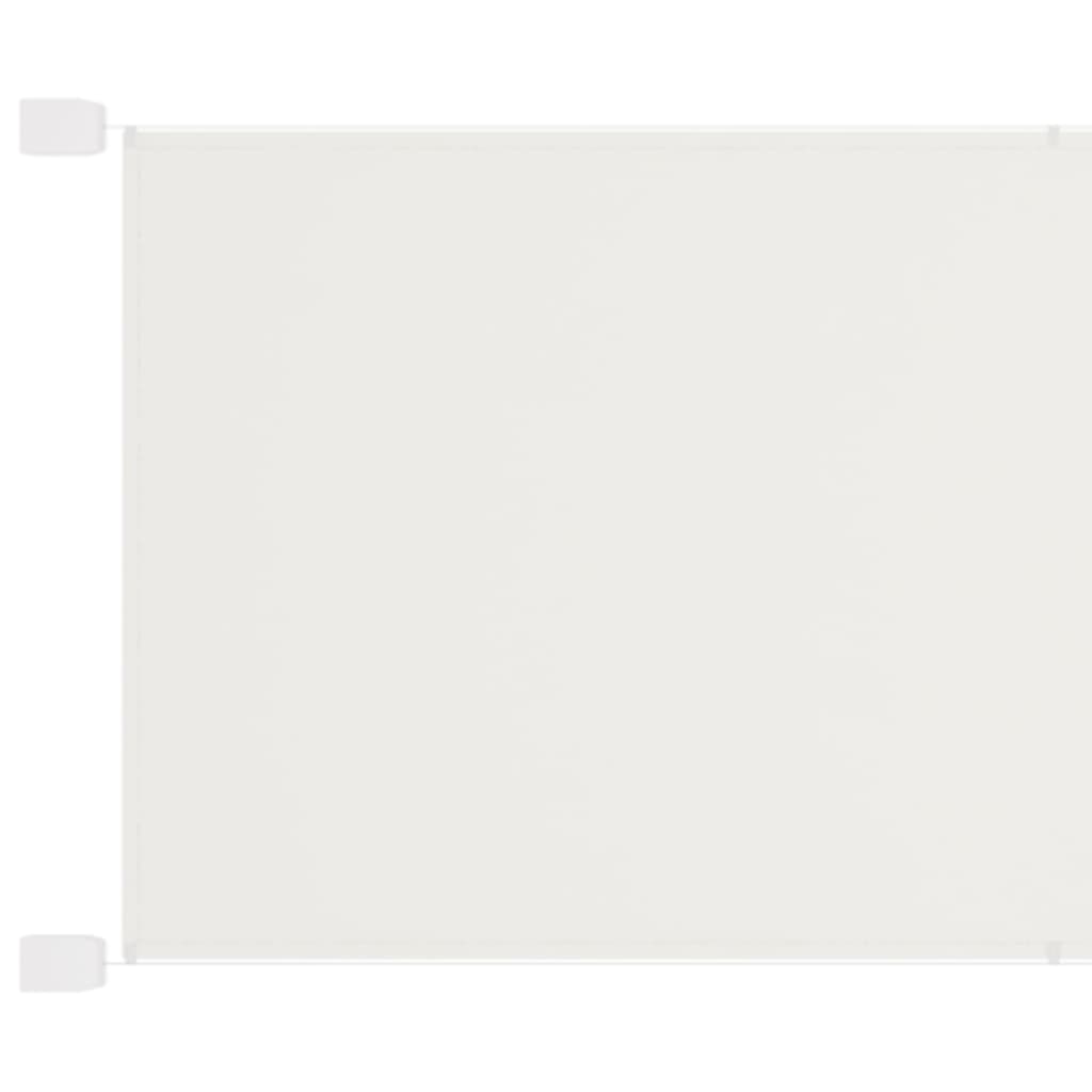 vidaXL Senkrechtmarkise Weiß 140x600 cm Oxford-Gewebe