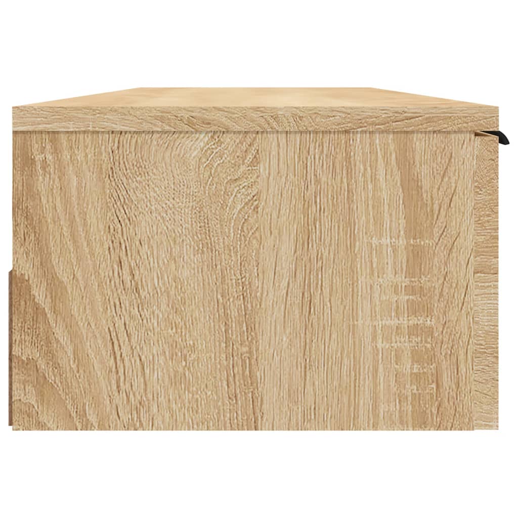 vidaXL Wandschrank Sonoma-Eiche 102x30x20 cm Holzwerkstoff