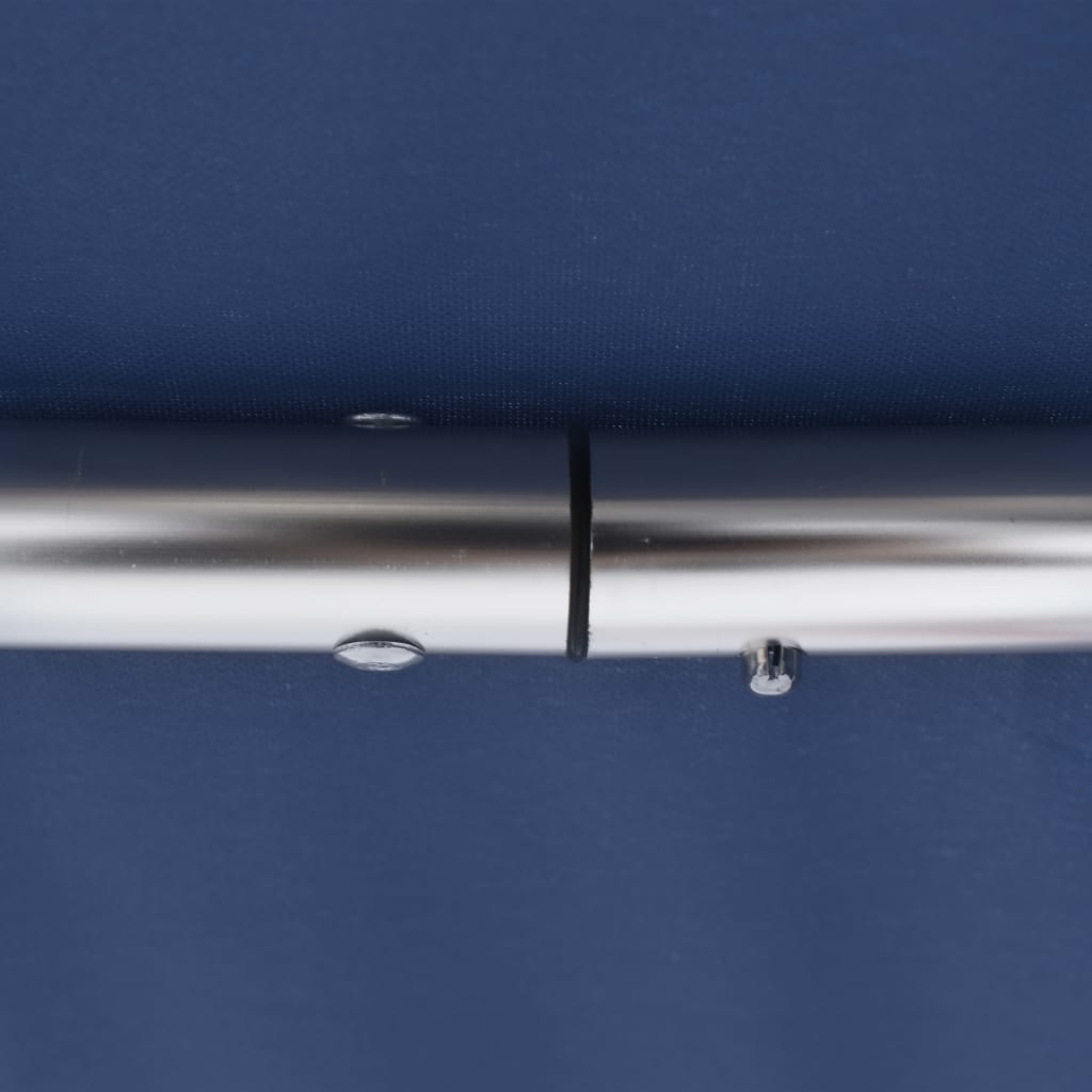 vidaXL 3-Bow Bimini Top Blau 183x180x137 cm