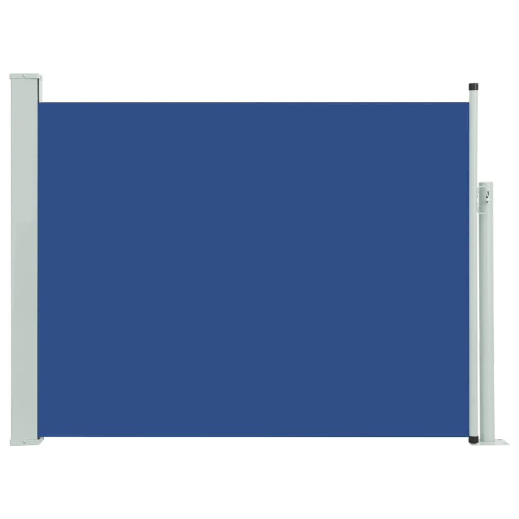 vidaXL Seitenmarkise Ausziehbar 140x500 cm Blau