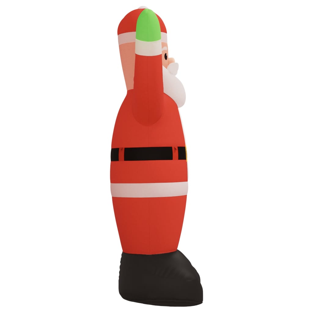 vidaXL Aufblasbarer Weihnachtsmann mit LEDs 475 cm