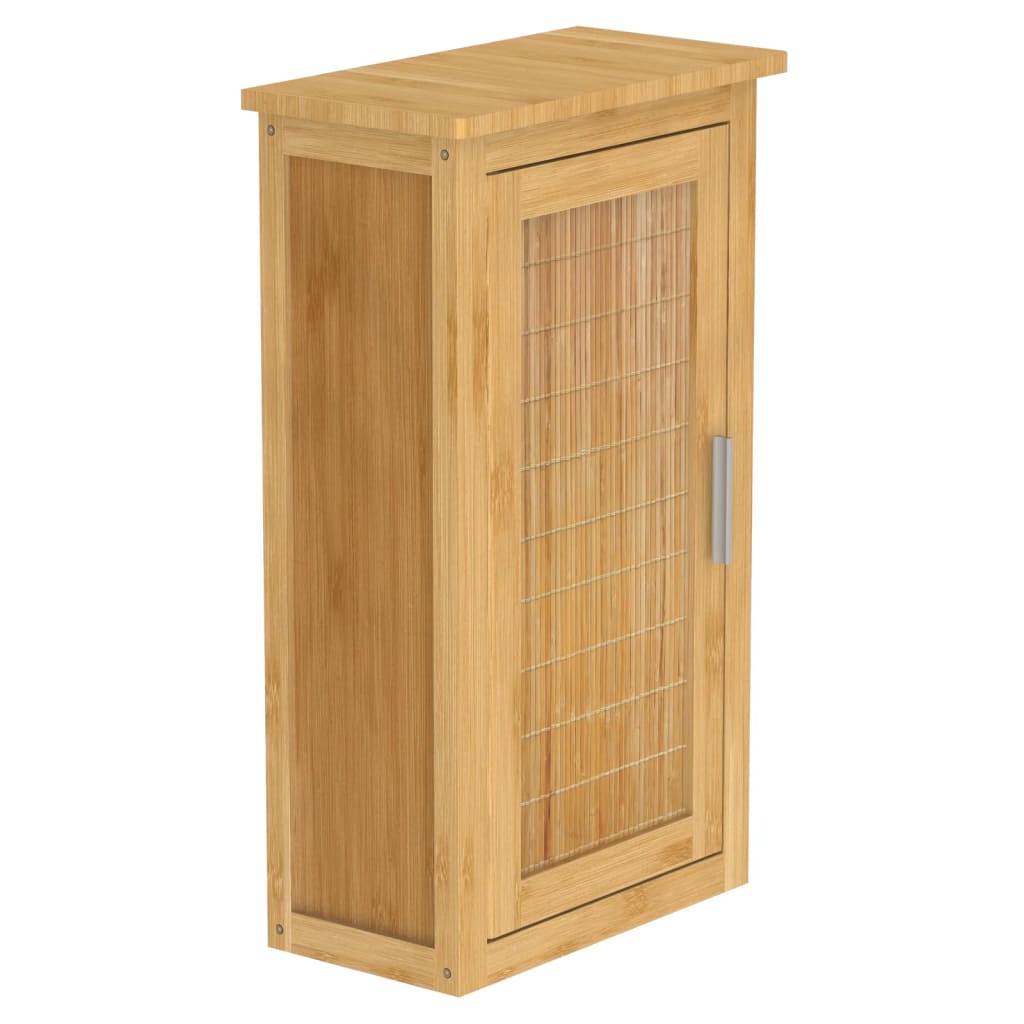 EISL Wandschrank mit Tür 40x20x70 cm Bambus