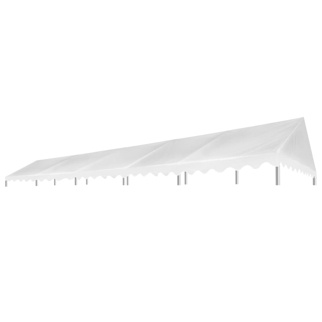 vidaXL Partyzeltdach Weiß 5 x 10 m 450 g/m²