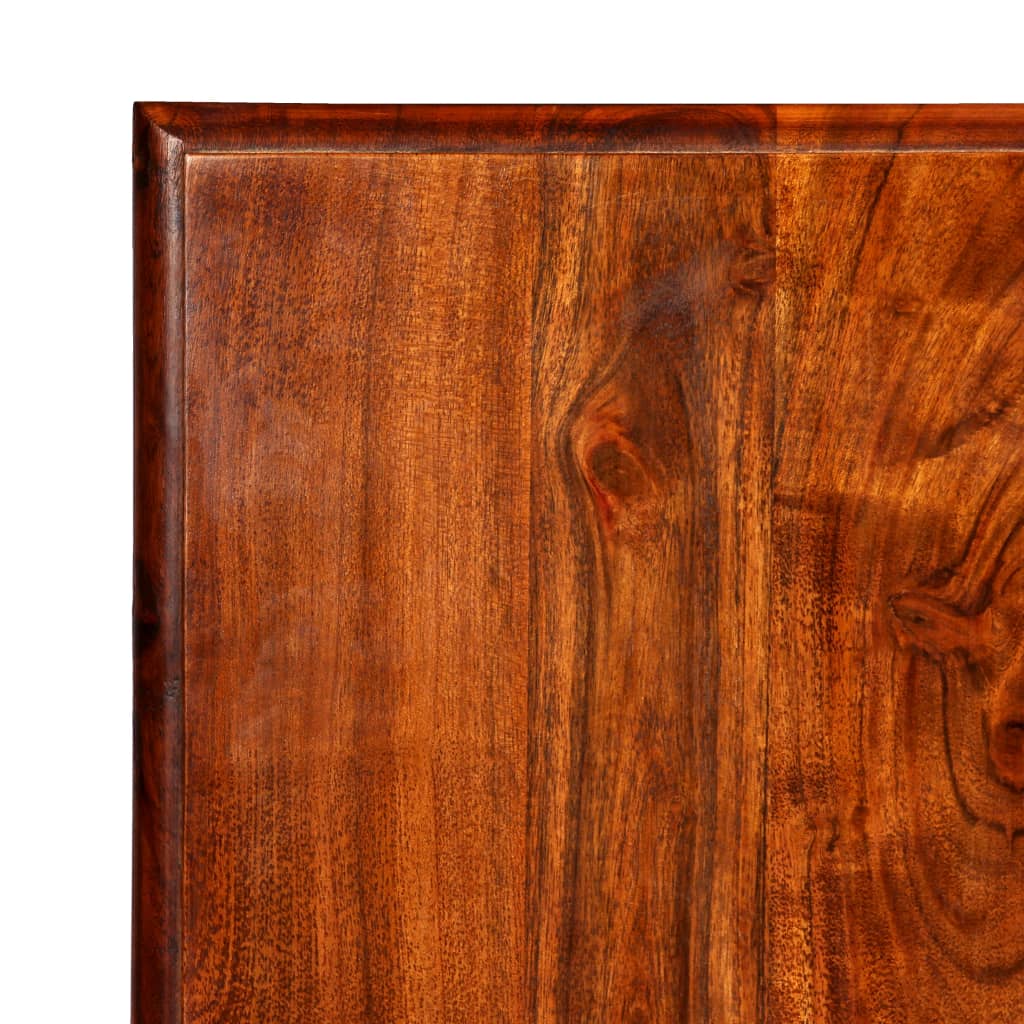 vidaXL Esstisch Massivholz mit Honigfarbenem Finish 200x100x76 cm