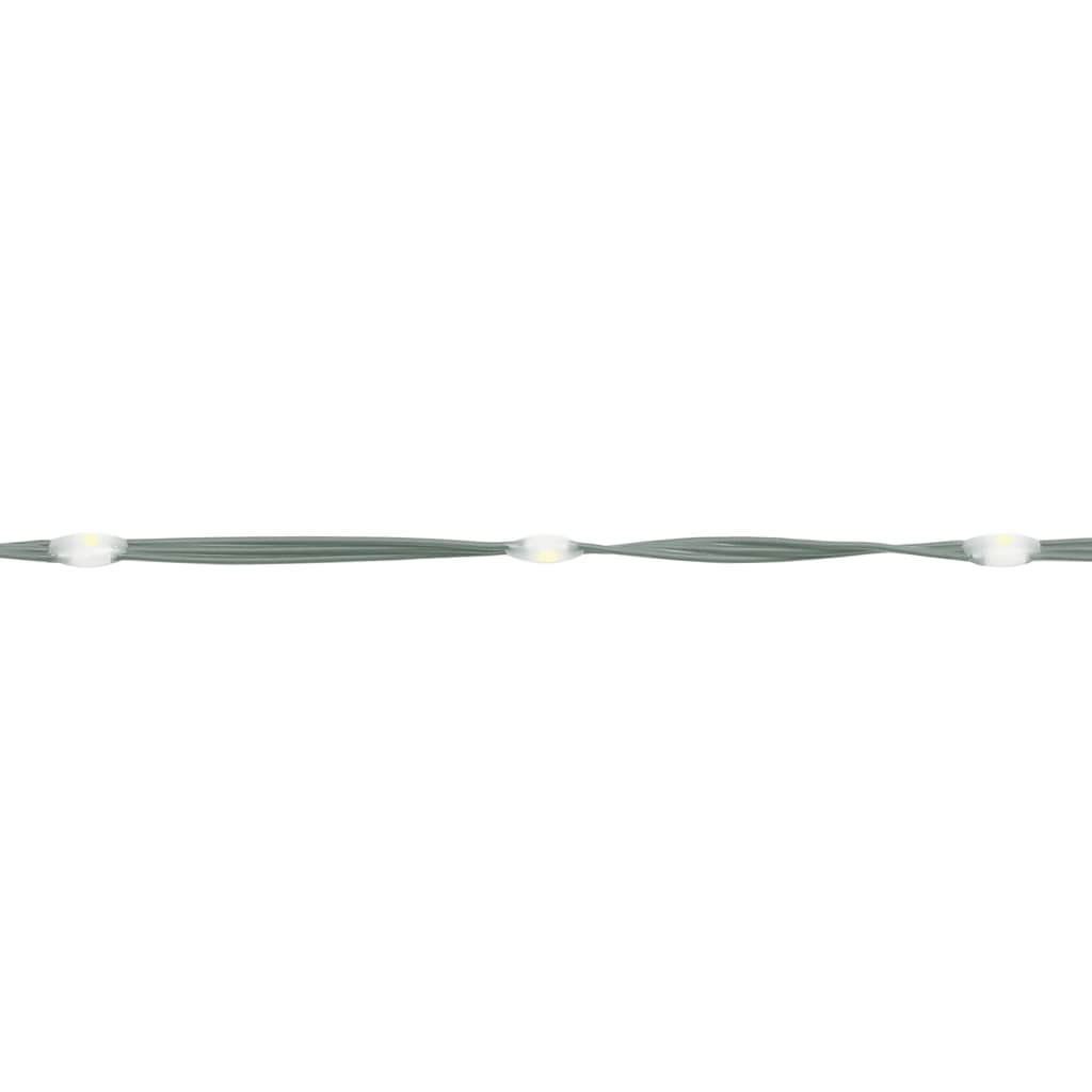 vidaXL LED-Weihnachtsbaum Kegelform Kaltweiß 200 LEDs 70x180 cm