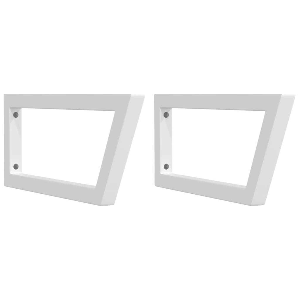 2x Treppengelenk-Halterungen, 63 Mm, Weißer Stahl – Für Handlauf & Geländer