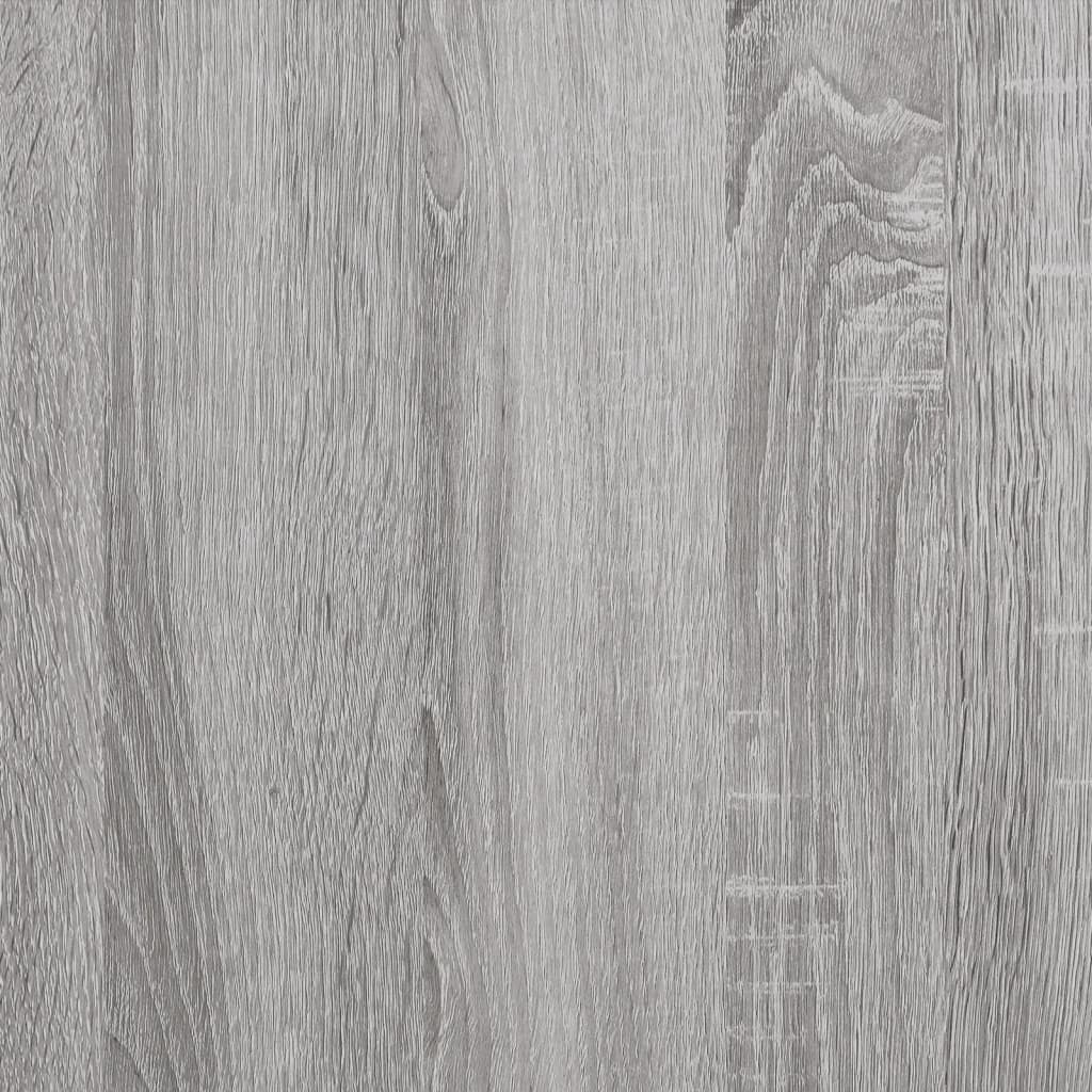 vidaXL Konsolentisch Grau Sonoma 75x30,5x75 cm Holzwerkstoff