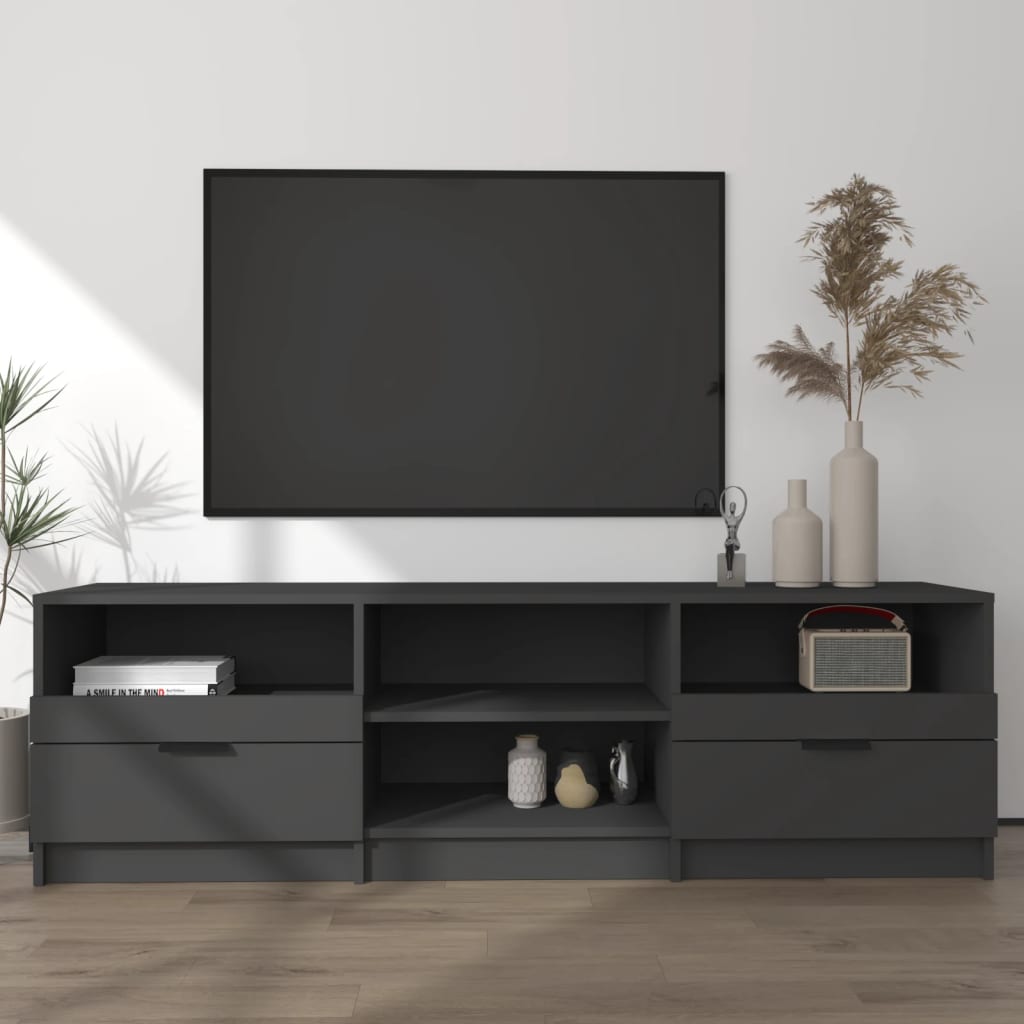 vidaXL TV-Schrank Schwarz 150x33,5x45 cm Holzwerkstoff