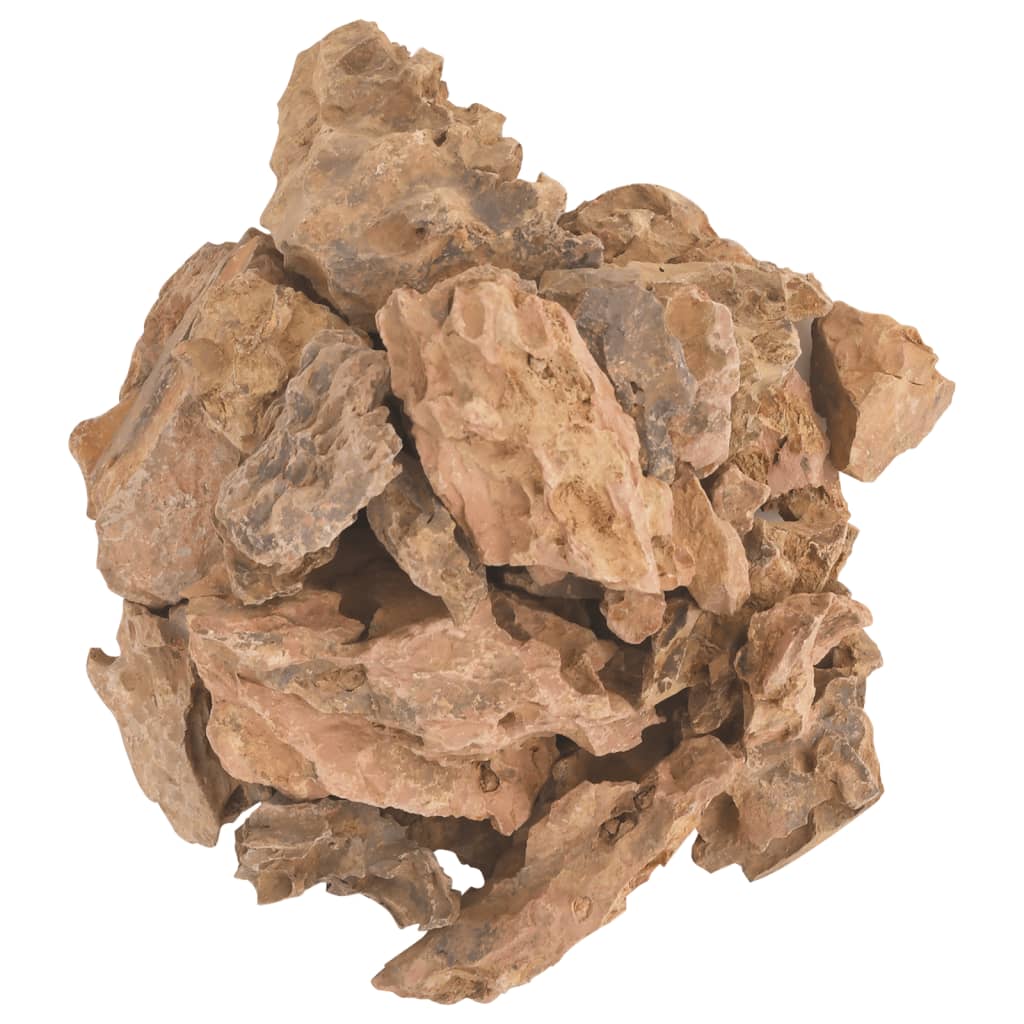 vidaXL Drachensteine 10 kg Braun 1-10 cm
