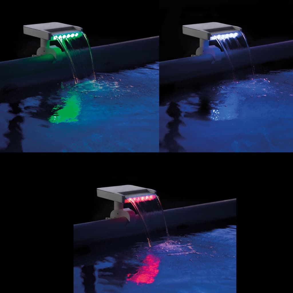 Intex LED-Wasserfall für Pool Mehrfarbig 28090
