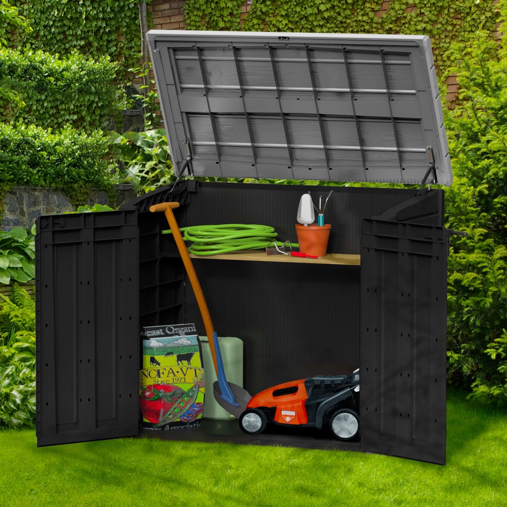 Keter Garten-Lagerschrank Store It Out Max Anthrazit und Grau 