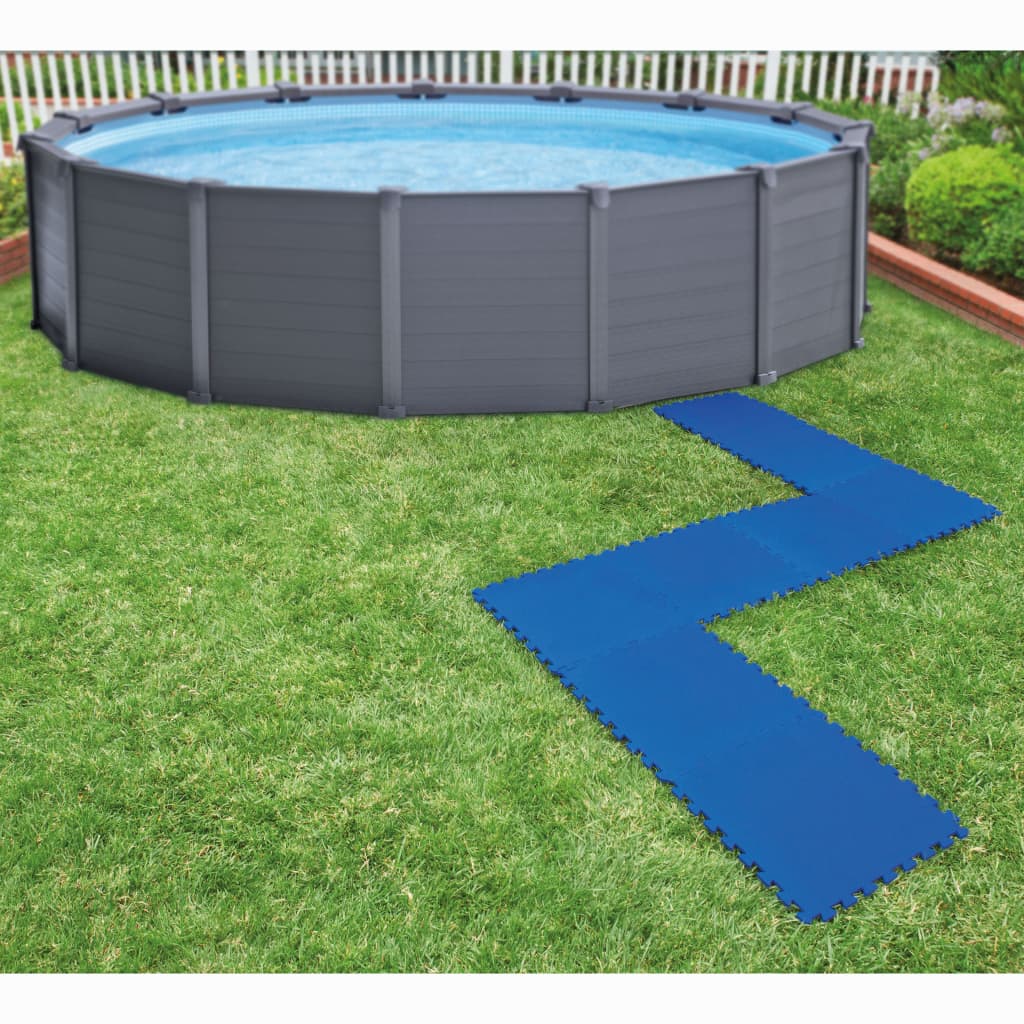 Intex Pool-Bodenschutzfliesen 8 Stk. 50x50 cm Blau