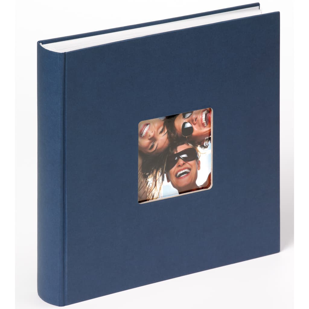 Walther Design Fotoalbum Fun 30x30 cm Blau 100 Seiten