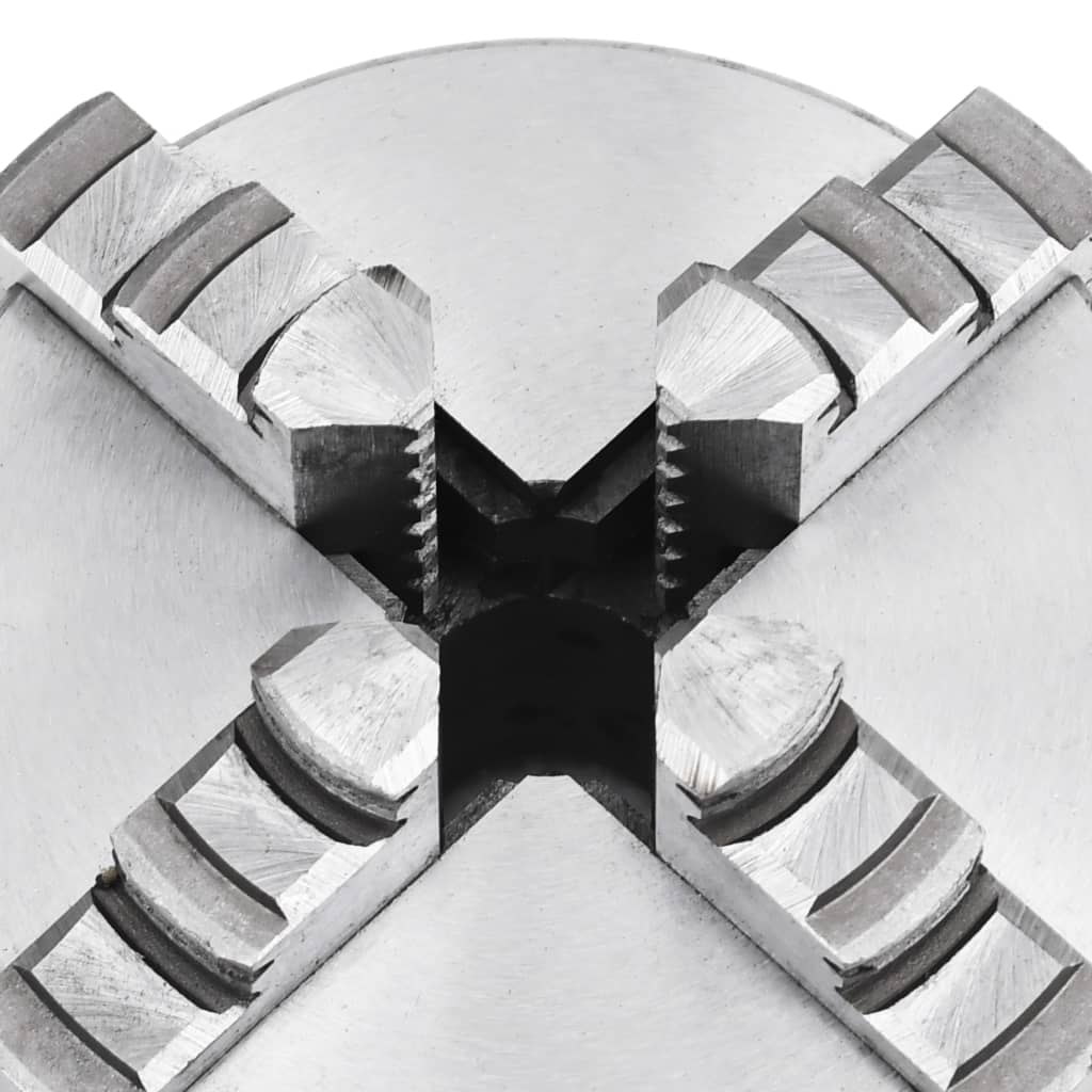 vidaXL 4-Backen-Drehfutter Selbstzentrierend 100 mm Stahl