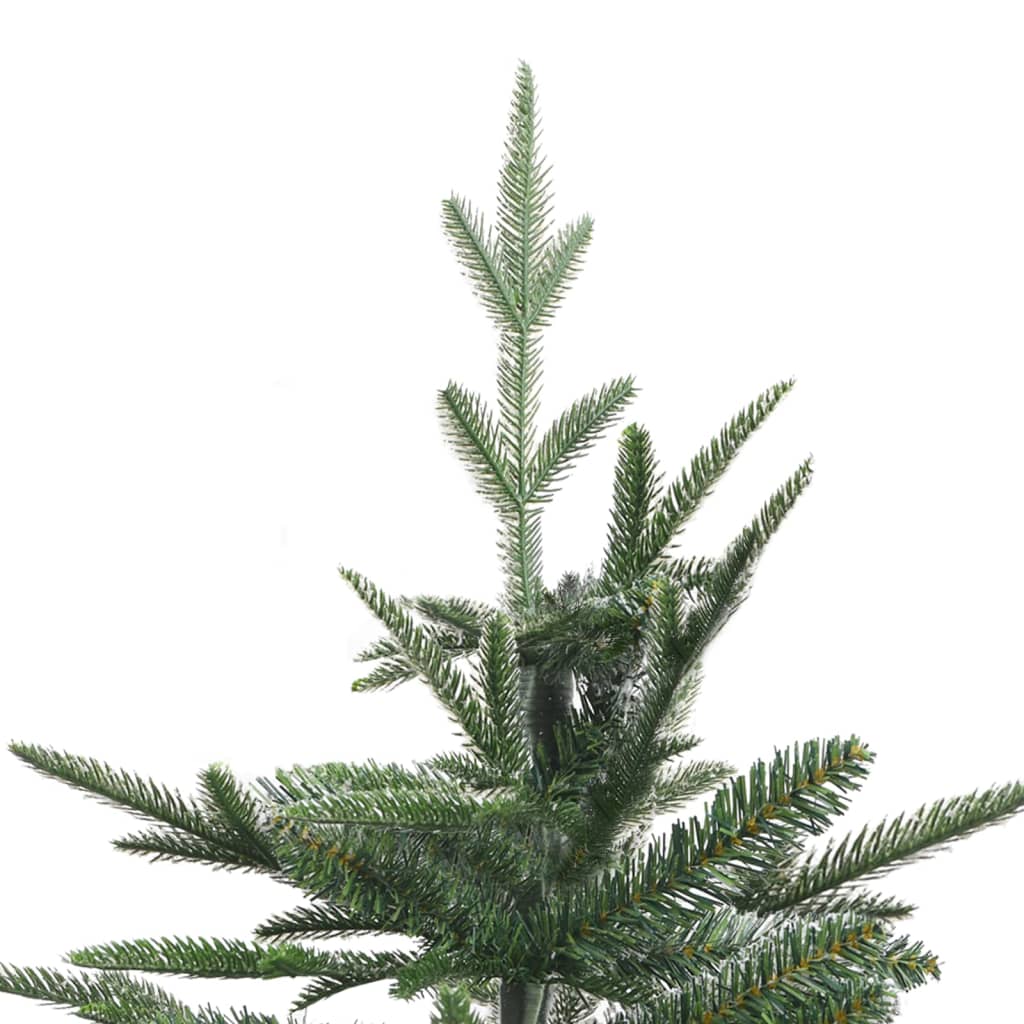 vidaXL Künstlicher Weihnachtsbaum mit Beleuchtung 240 cm Grün PVC & PE