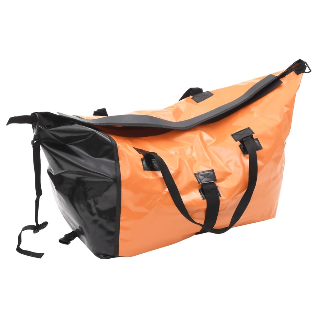 vidaXL Gepäck-Fahrradanhänger mit Tasche Orange und Schwarz