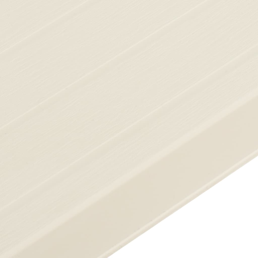 vidaXL 3-tlg. Bistro-Set Klappbar Kunststoff Weiß