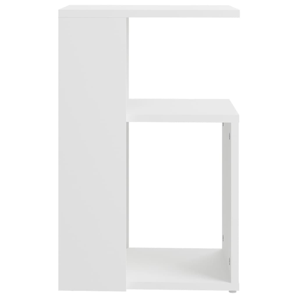 vidaXL Beistelltisch Weiß 36x30x56 cm Holzwerkstoff