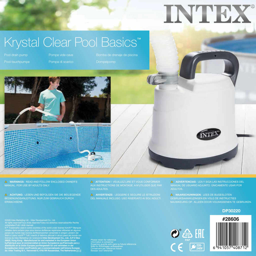 Intex Pool-Ablasspumpe 3595 L/h