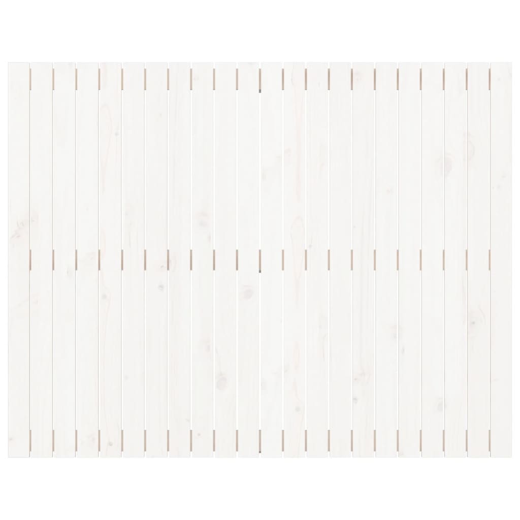 vidaXL Wand-Kopfteil Weiß 140x3x110 cm Massivholz Kiefer