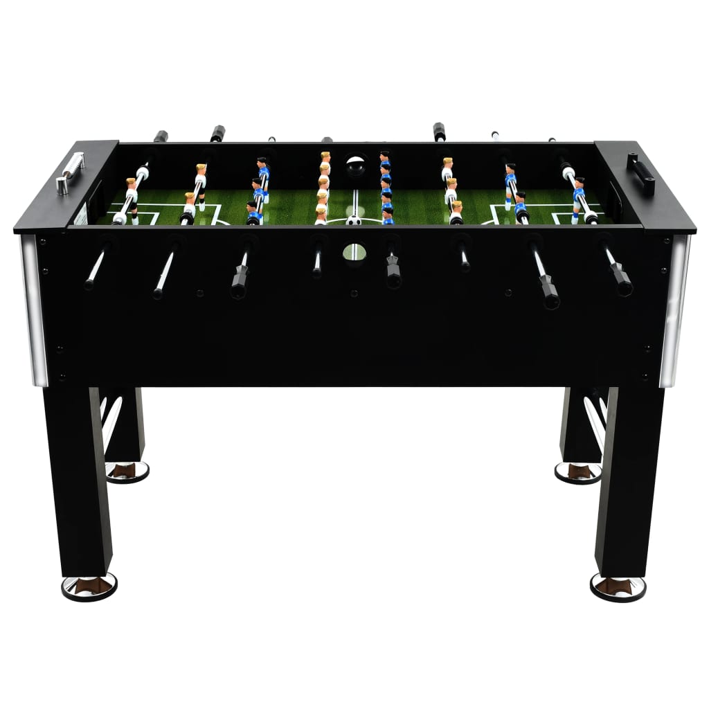 Premium Kicker Table 5“ Kickertisch stabiler Tischfußball schwarz
