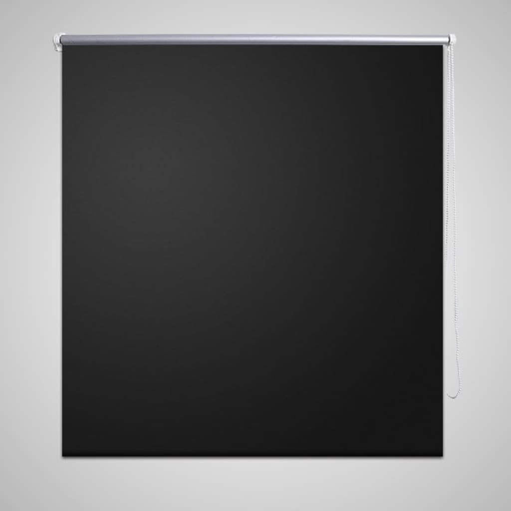 Verdunkelungsrollo Verdunklungsrollo 100 x 175 cm schwarz