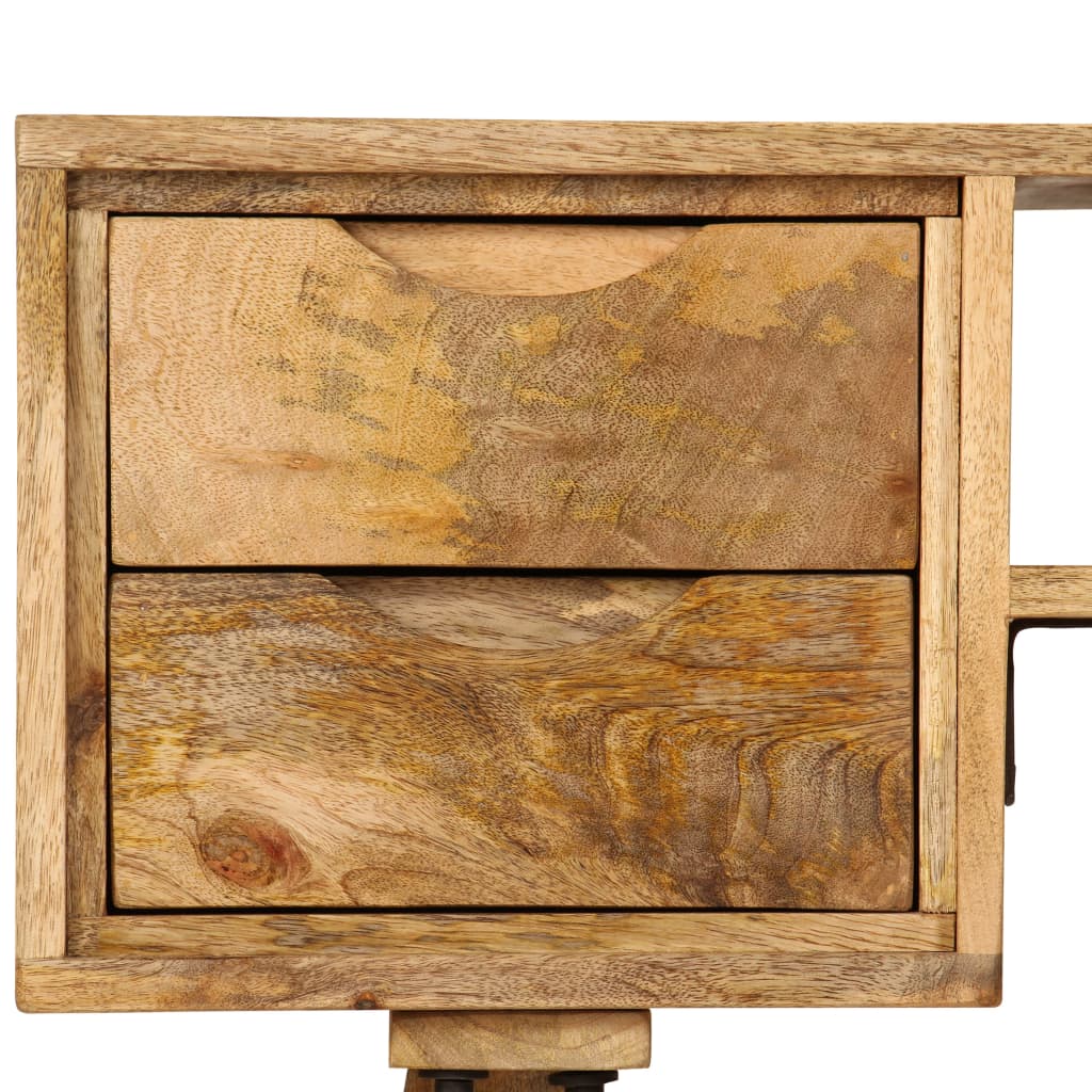 vidaXL Schreibtisch Massivholz Mango 115×47×76 cm