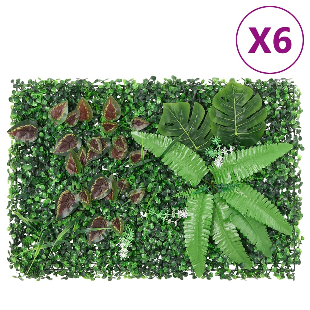vidaXL Sichtschutz aus Kunstpflanzen 6 Stk. Grn 40x60 cm | vidaXL.de