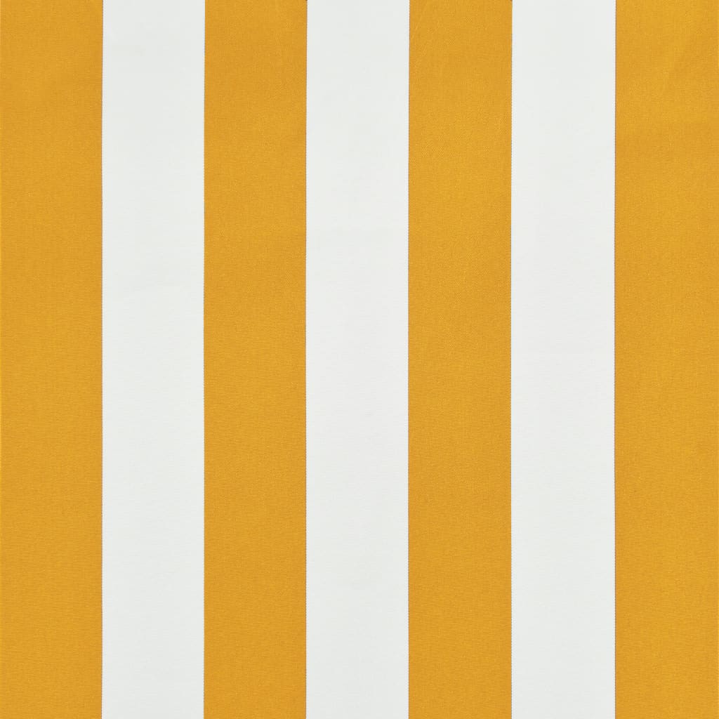 vidaXL Einziehbare Markise 300×150 cm Gelb und Weiß