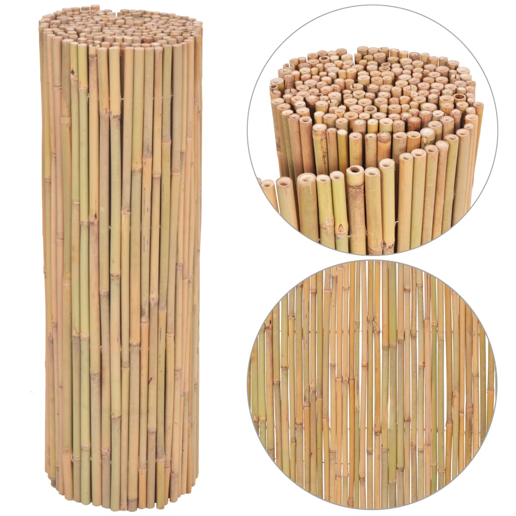 vidaXL Gartenzaun Bambus 300 x 100 cm