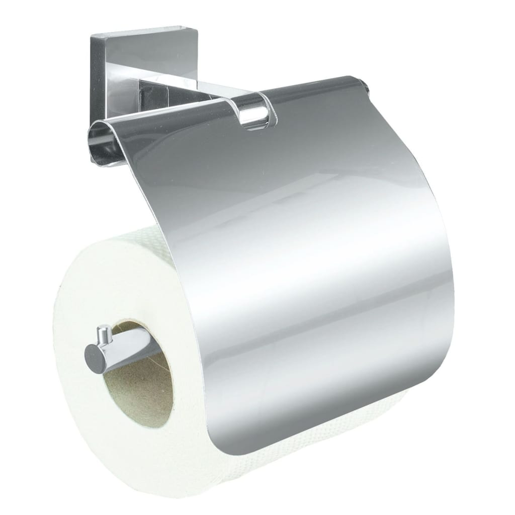 Kleine Wolke Toilettenpapierhalter mit Deckel Luno Silbern