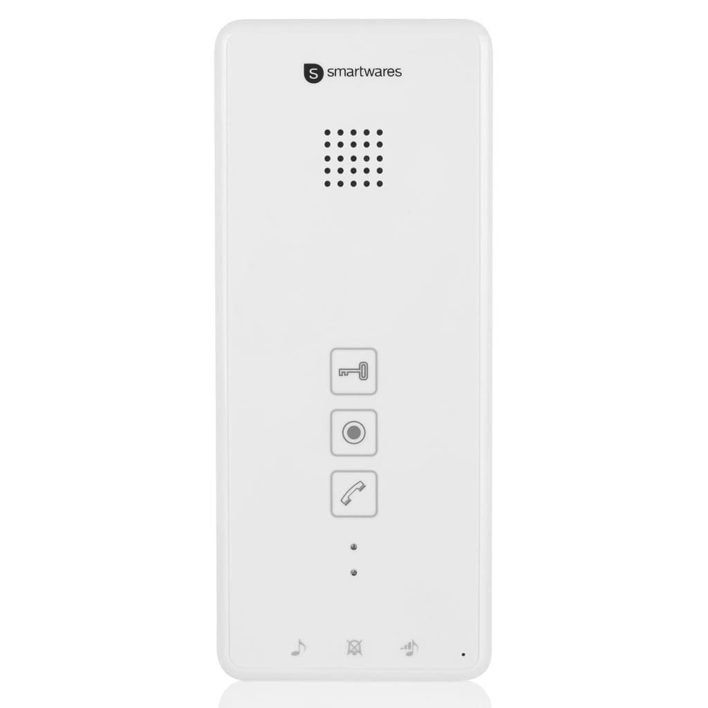 Smartwares Erweiterungsset Audio-Gegensprechanlage 20,5x8,6x2,1cm Weiß