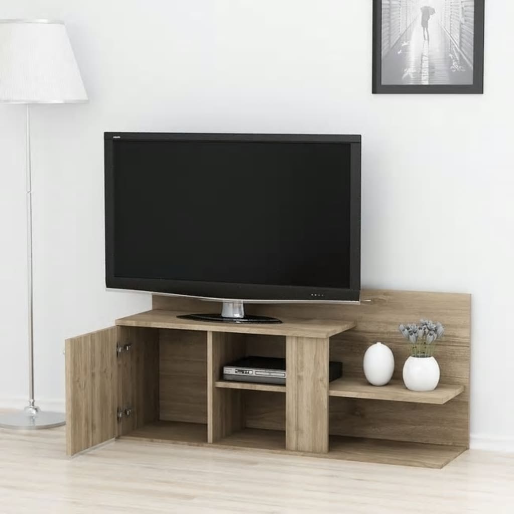 Homemania TV-Ständer Duru 122x33,3x55 cm Wallnuss