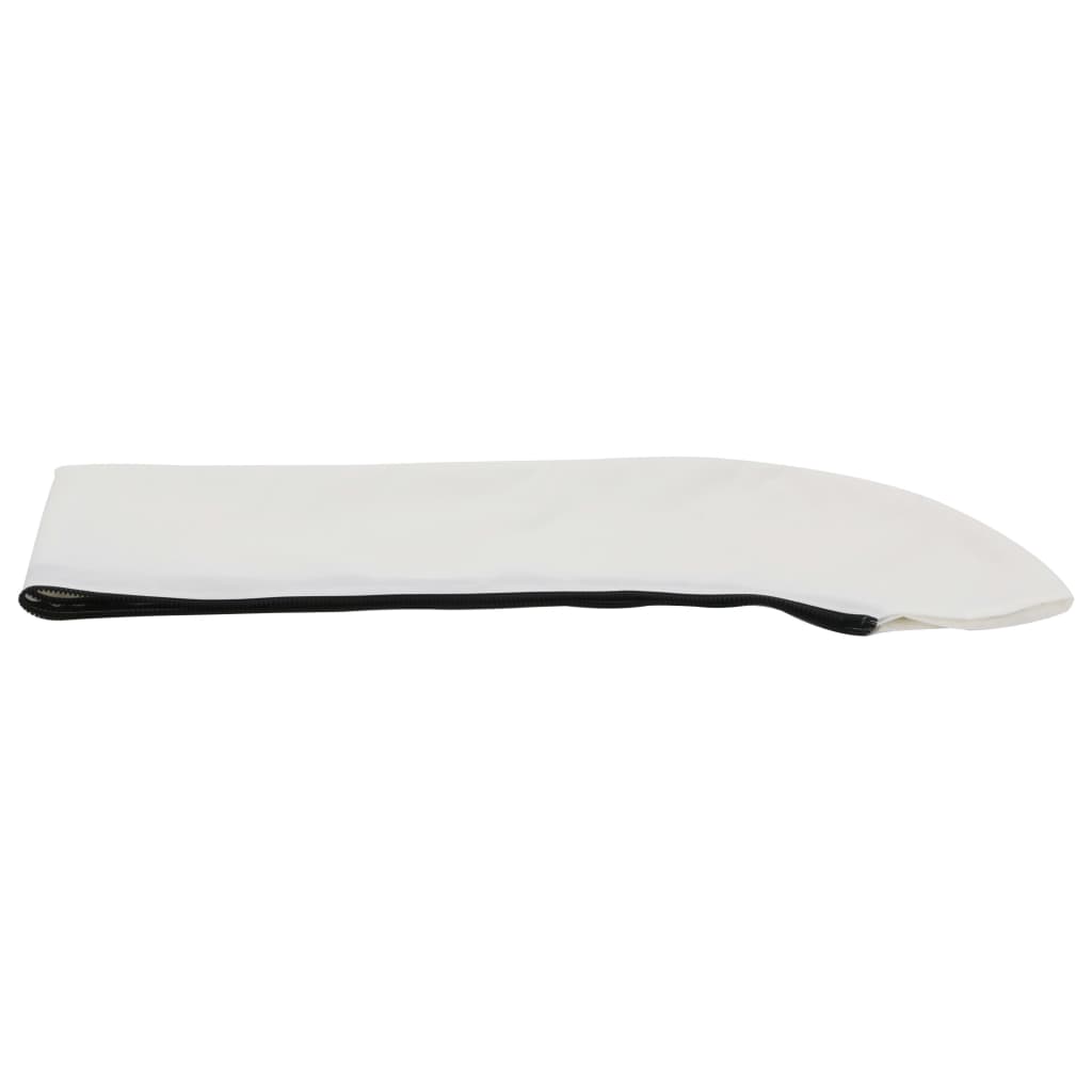 vidaXL 3-Bow Bimini Top Weiß 183x160x137 cm