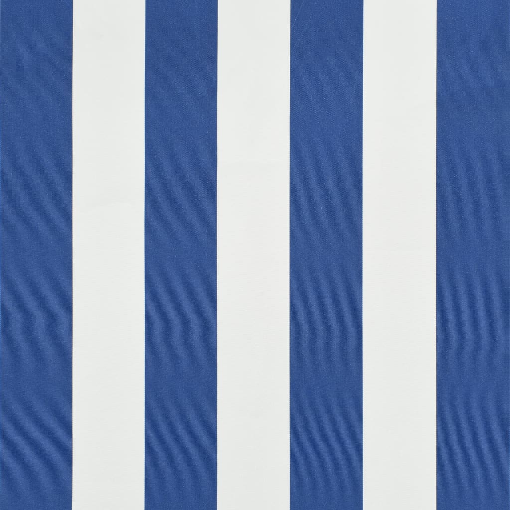 vidaXL Bistro-Markise Blau und Weiß 350 x 120 cm