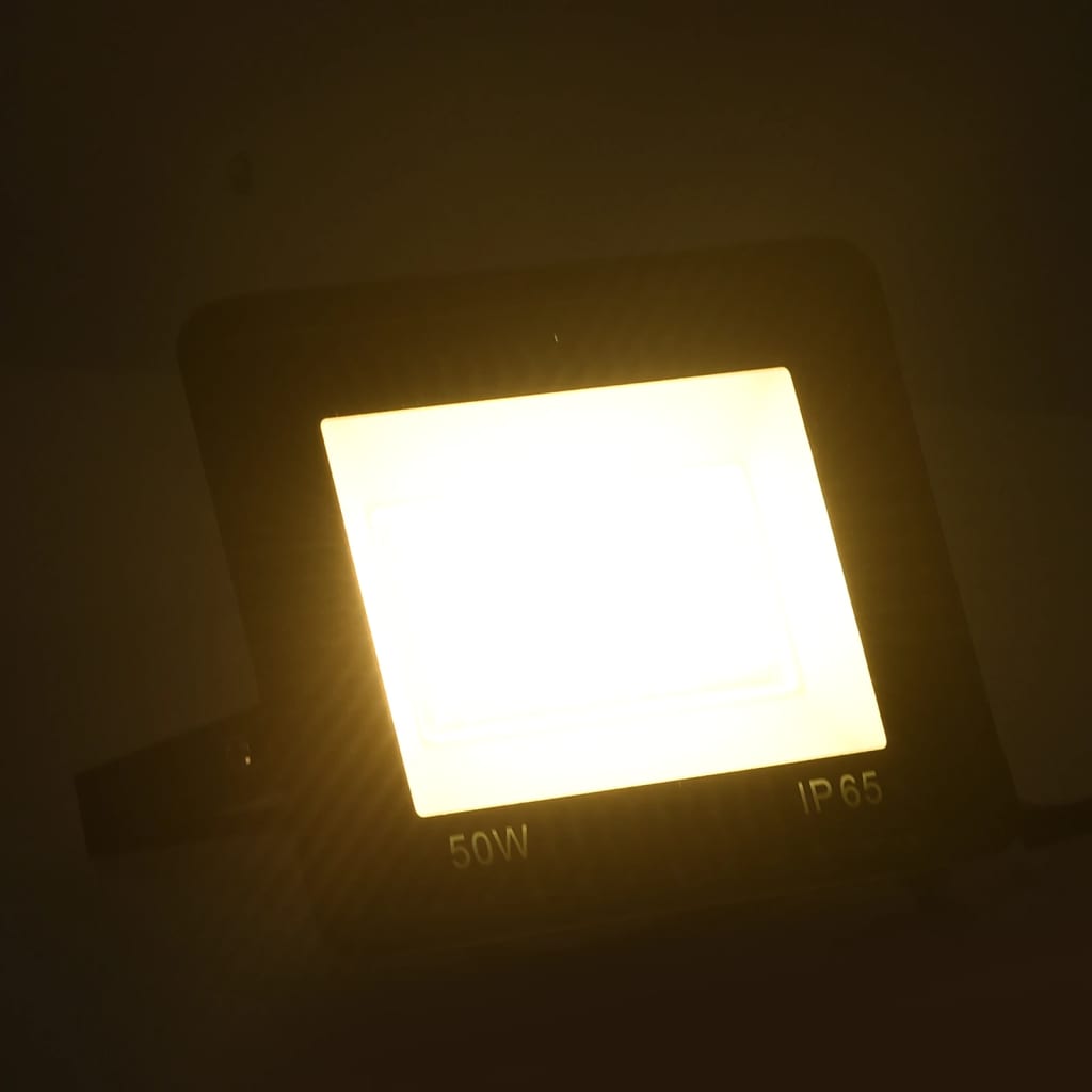 vidaXL LED-Fluter 50 W Warmweiß